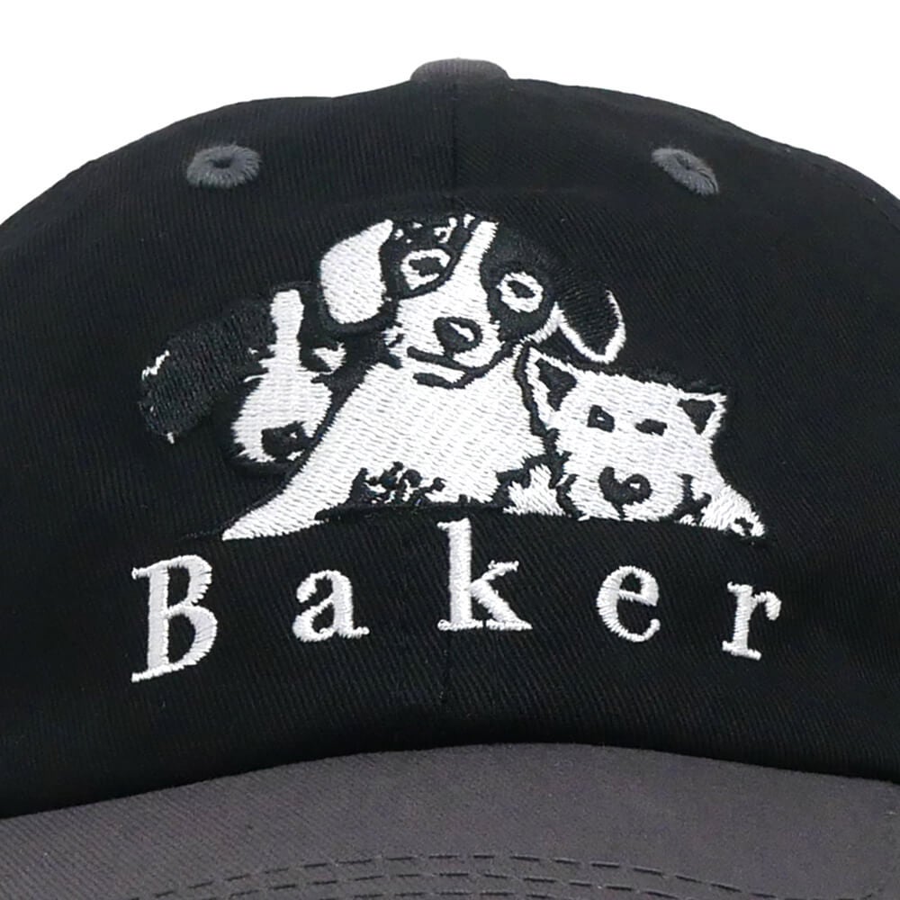 BAKER CAP ベイカー キャップ WHERE MY DOGS AT? SNAPBACK BLACK/GREY スケートボード スケボー 4