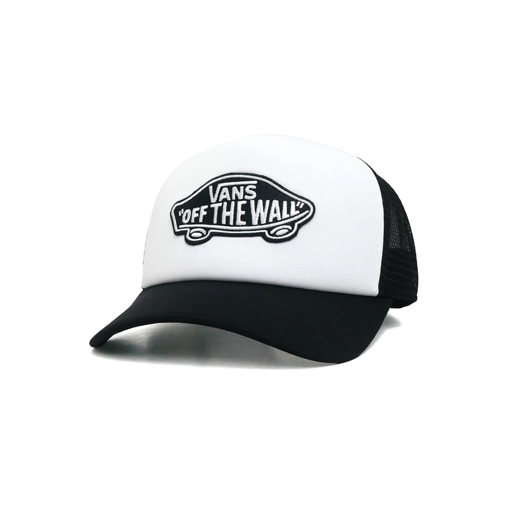 VANS MESHCAP バンズ メッシュキャップ CLASSIC PATCH BLACK/WHITE（US企画） スケートボード スケボー 
