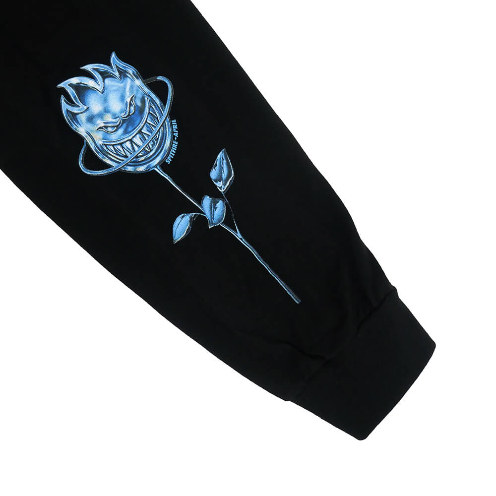SPITFIRE LONG SLEEVE スピットファイヤー ロングスリーブTシャツ SF x APRIL BIGHEAD ROSE BLACK スケートボード スケボー 2