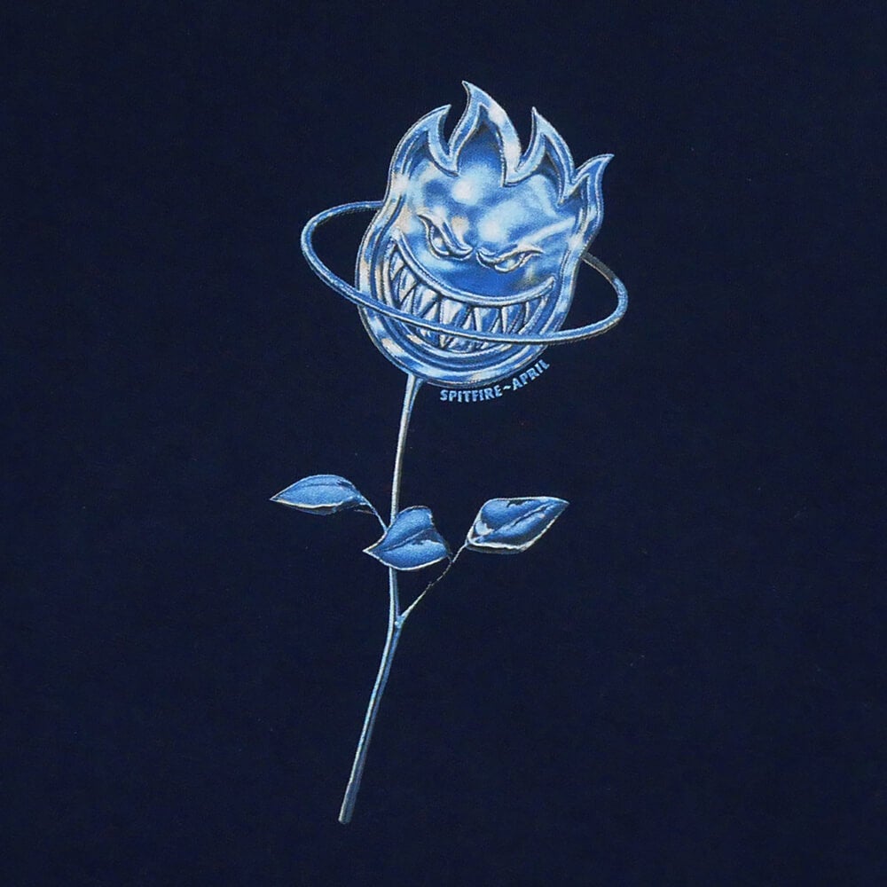 SPITFIRE T-SHIRT スピットファイヤー Tシャツ SF x APRIL BIGHEAD ROSE NAVY スケートボード スケボー 1