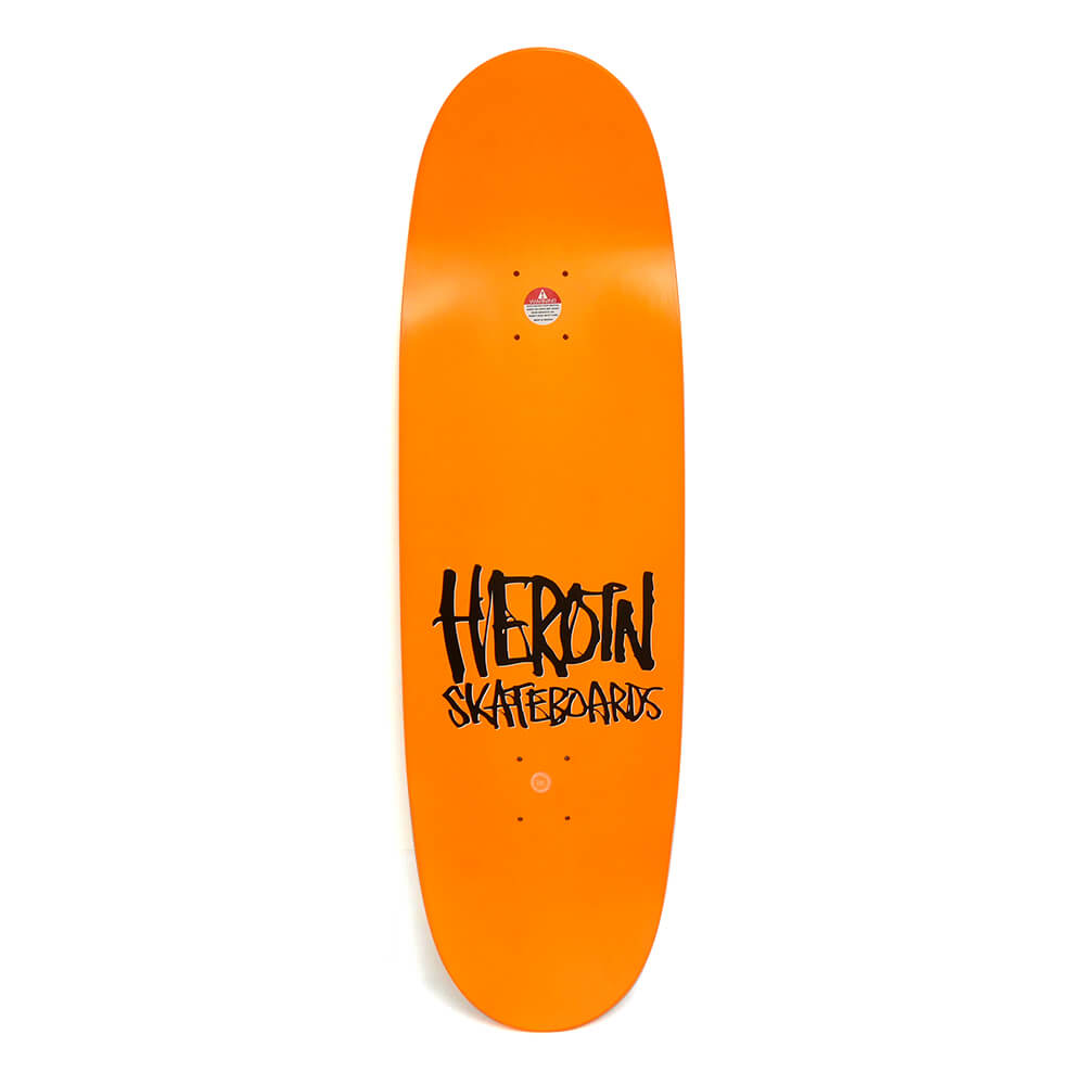 HEROIN DECK ヘロイン デッキ TEAM THE HILLS HAVE EGGS 9.5 スケートボード スケボー 3