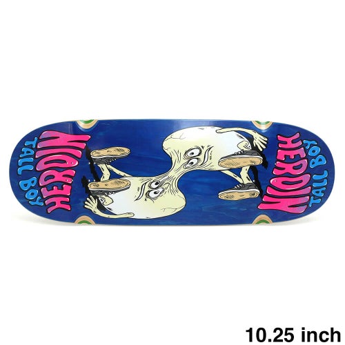 HEROIN DECK ヘロイン デッキ TEAM MERGED TALL BOY 10.25 WHEEL WELLS スケートボード スケボー 1