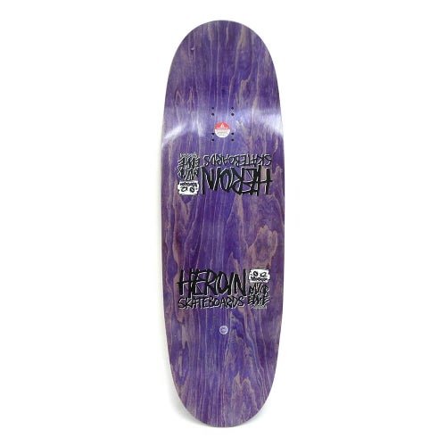 HEROIN DECK ヘロイン デッキ TEAM MERGED TALL BOY 10.25 WHEEL WELLS スケートボード スケボー 3
