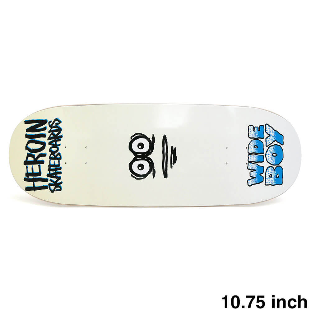 HEROIN DECK ヘロイン デッキ TEAM WIDE BOY FACE 10.75 スケートボード スケボー 1