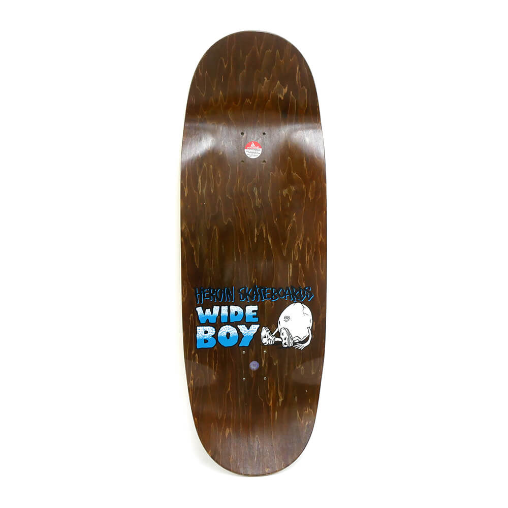 HEROIN DECK ヘロイン デッキ TEAM WIDE BOY FACE 10.75 スケートボード スケボー 3