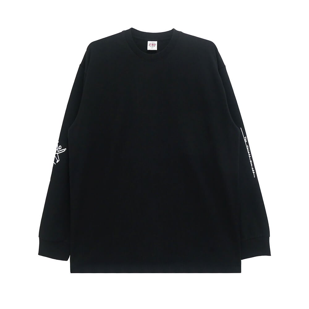 POLAR LONG SLEEVE ポーラー ロングスリーブTシャツ SAD AT TIMES BLACK スケートボード スケボー 1