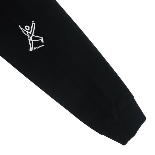 POLAR LONG SLEEVE ポーラー ロングスリーブTシャツ SAD AT TIMES BLACK スケートボード スケボー 3