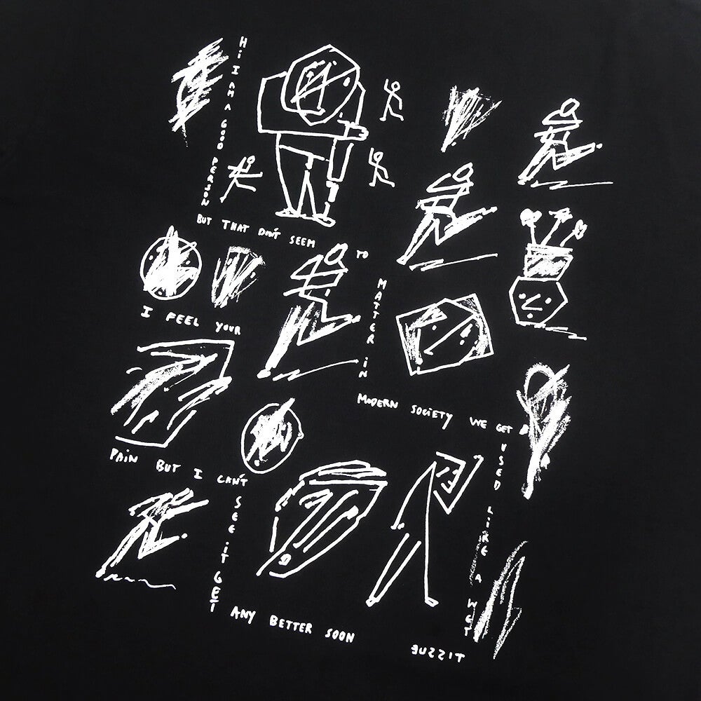 POLAR LONG SLEEVE ポーラー ロングスリーブTシャツ SAD AT TIMES BLACK スケートボード スケボー 4