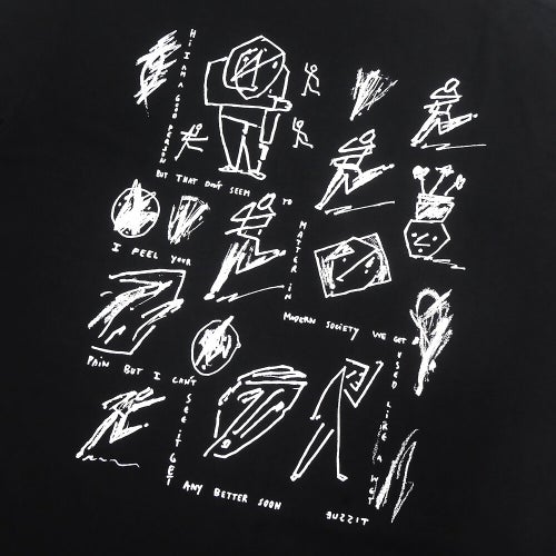 POLAR LONG SLEEVE ポーラー ロングスリーブTシャツ SAD AT TIMES BLACK スケートボード スケボー 4