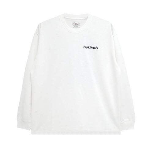 POLAR LONG SLEEVE ポーラー ロングスリーブTシャツ CAMPFIRE WHITE スケートボード スケボー 1