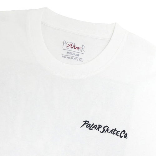 POLAR LONG SLEEVE ポーラー ロングスリーブTシャツ CAMPFIRE WHITE スケートボード スケボー 2