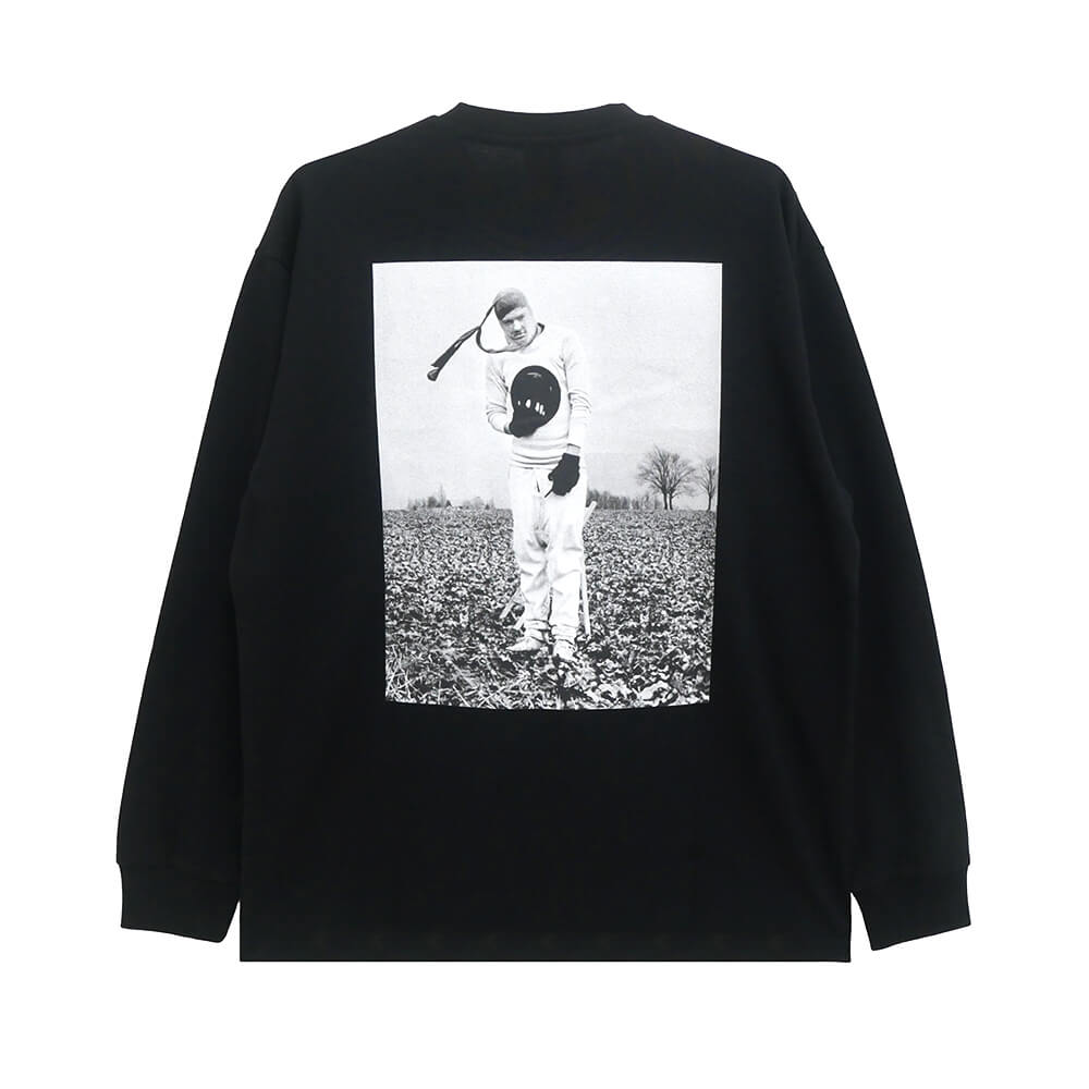 POLAR LONG SLEEVE ポーラー ロングスリーブTシャツ STRONGEST OF THE STRANGE BLACK スケートボード スケボー 