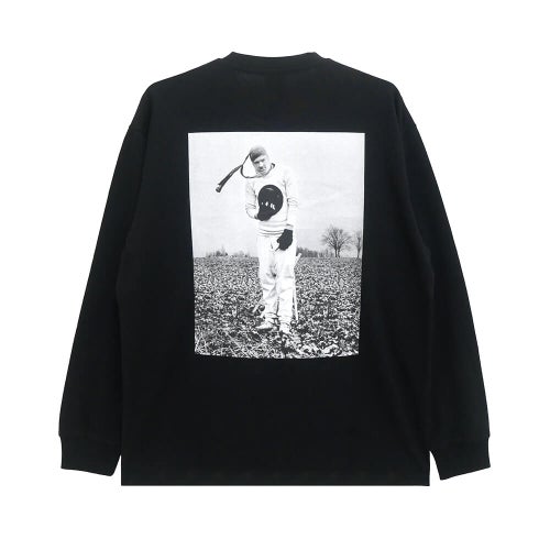 POLAR LONG SLEEVE ポーラー ロングスリーブTシャツ STRONGEST OF THE STRANGE BLACK スケートボード スケボー 