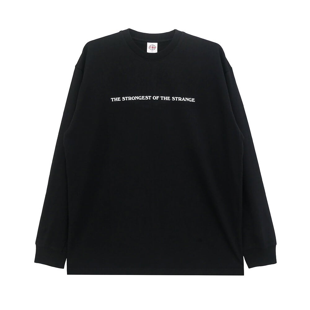 POLAR LONG SLEEVE ポーラー ロングスリーブTシャツ STRONGEST OF THE STRANGE BLACK スケートボード スケボー 1