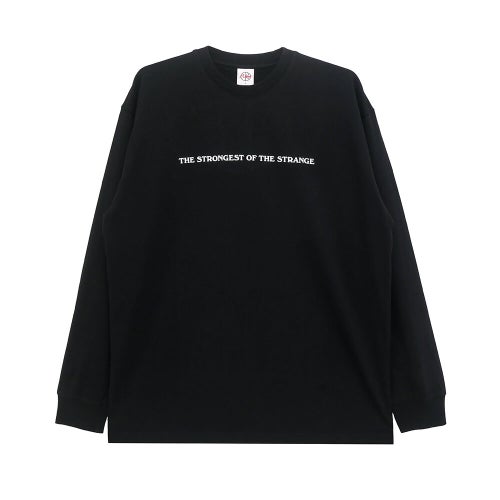 POLAR LONG SLEEVE ポーラー ロングスリーブTシャツ STRONGEST OF THE STRANGE BLACK スケートボード スケボー 1