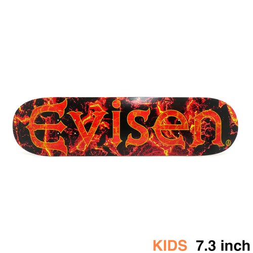 EVISEN DECK エビセン デッキ（子供用） TEAM EVI-LOGO MAGMA 7.3  スケートボード スケボー 1