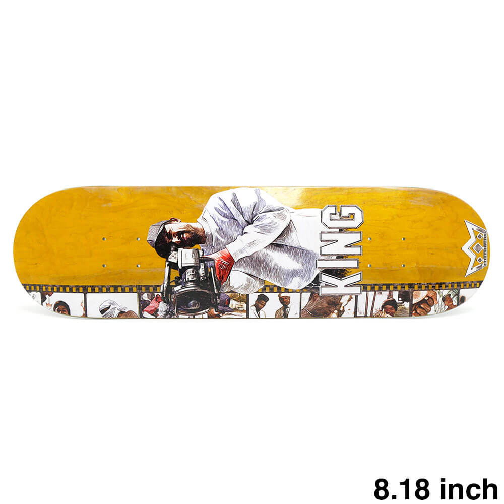 KING DECK キング デッキ DAVONTE JOLLY GUEST YELLOW STAIN 8.18  スケートボード スケボー 1