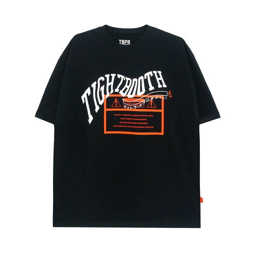 TIGHTBOOTH（TBPR）T-SHIRT タイトブース Tシャツ ACID LOGO BLACK スケートボード スケボー 1