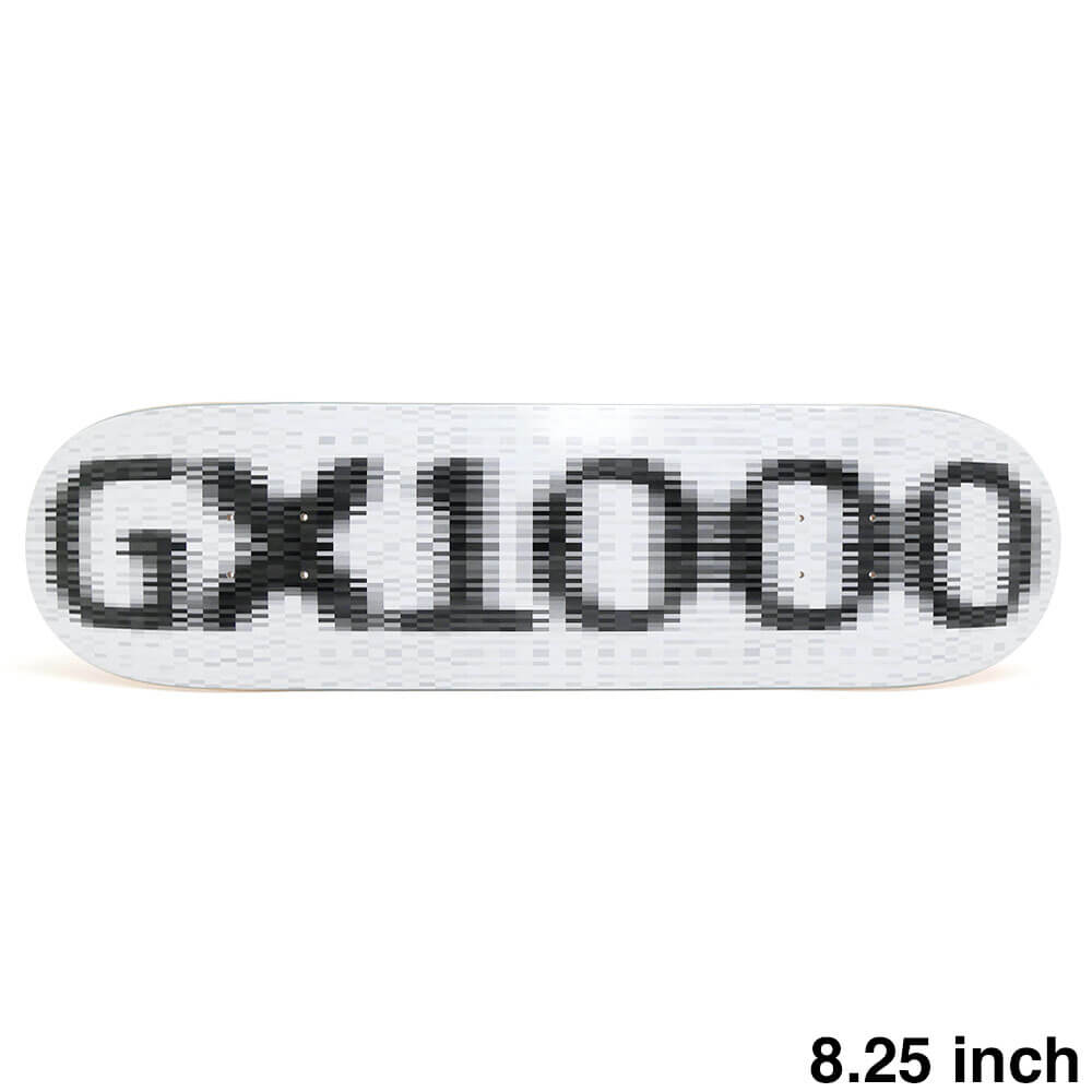 GX1000 DECK ジーエックス1000 デッキ TEAM OG LOGO BLUR WHITE 8.25 スケートボード スケボー 1