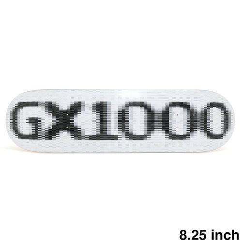GX1000 DECK ジーエックス1000 デッキ TEAM OG LOGO BLUR WHITE 8.25 スケートボード スケボー 1