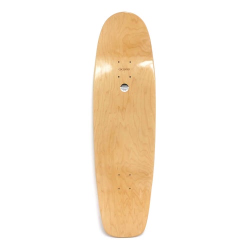GX1000 DECK ジーエックス1000 デッキ TEAM BOMB HILLS NOT COUNTRIES CRUISER NATURAL 9.0 スケートボード スケボー 3