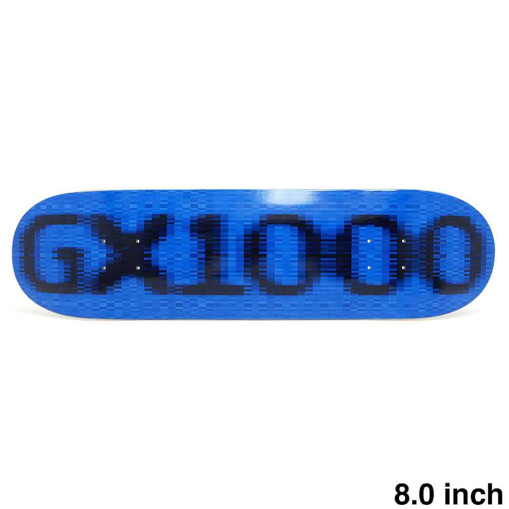 GX1000 DECK ジーエックス1000 デッキ TEAM OG LOGO BLUR BLUE 8.0 スケートボード スケボー 1