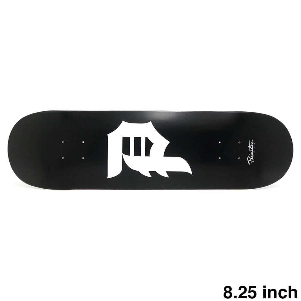 PRIMITIVE DECK プリミティブ デッキ TEAM DIRTY P CORE BLACK 8.25 スケートボード スケボー 1