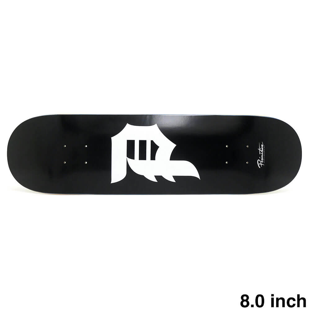 PRIMITIVE DECK プリミティブ デッキ TEAM DIRTY P CORE BLACK 8.0 スケートボード スケボー 1