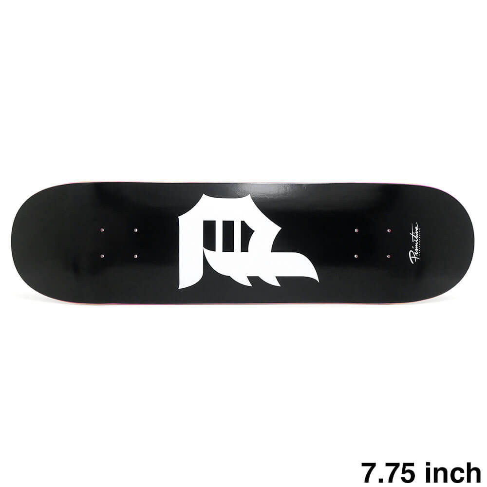 PRIMITIVE DECK プリミティブ デッキ TEAM DIRTY P CORE BLACK 7.75 スケートボード スケボー 1