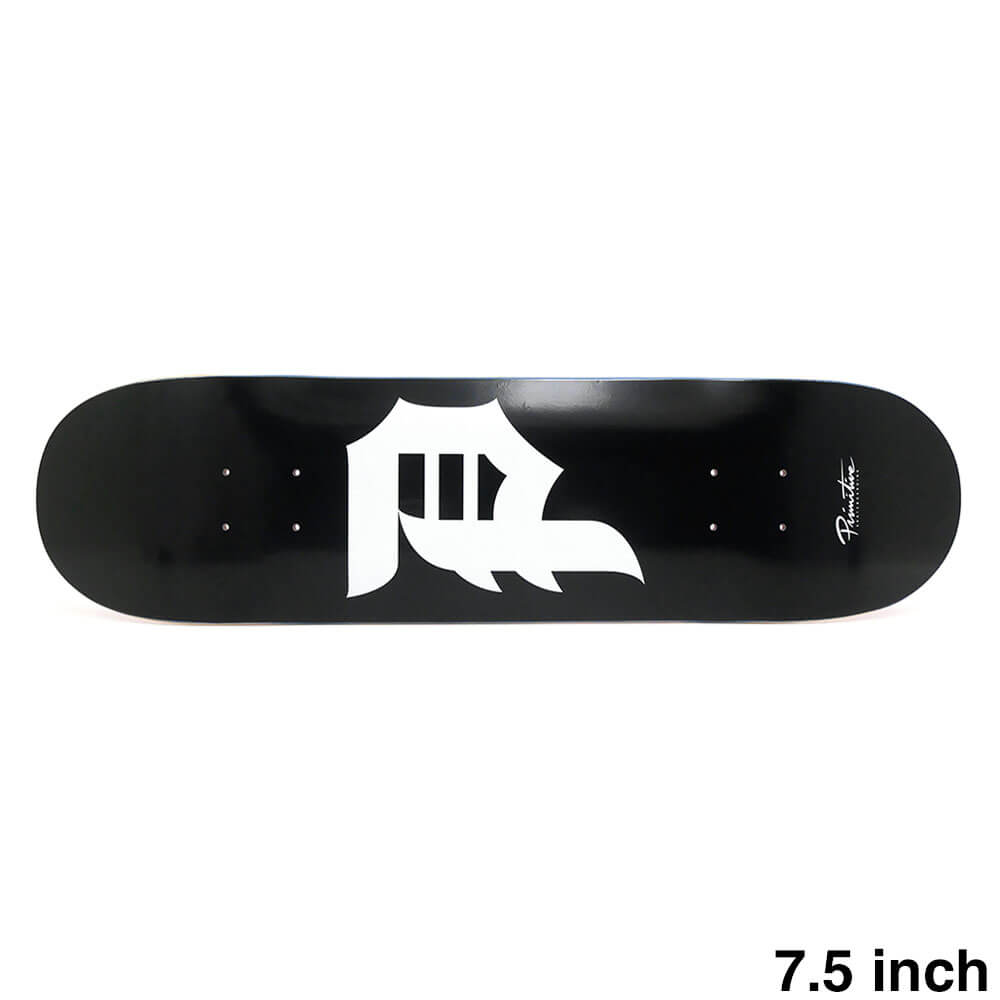 PRIMITIVE DECK プリミティブ デッキ TEAM DIRTY P CORE BLACK 7.5 スケートボード スケボー 1