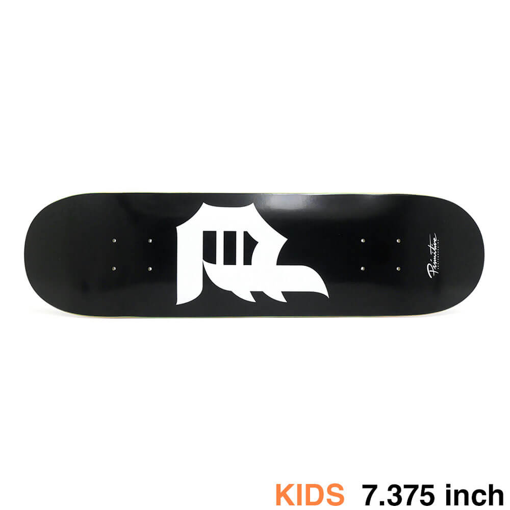 PRIMITIVE DECK プリミティブ デッキ（子供用） TEAM DIRTY P CORE BLACK 7.375 スケートボード スケボー 1