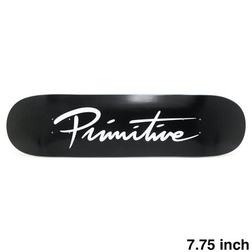 PRIMITIVE DECK プリミティブ デッキ TEAM NUEVO SCRIPT CORE BLACK/WHITE 7.75 スケートボード スケボー 1