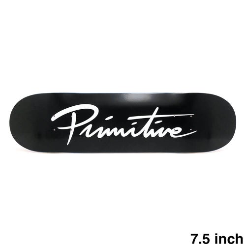 PRIMITIVE DECK プリミティブ デッキ TEAM NUEVO SCRIPT CORE BLACK/WHITE 7.5 スケートボード スケボー 1