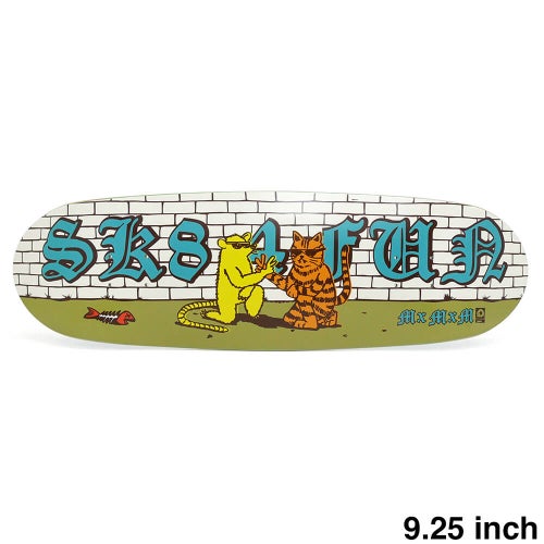 MAGICAL MOSH MISFITS DECK マジカルモッシュミスフィッツ デッキ TEAM MXMXM SK8 4 FUN 9.25 FOOTBALL SHAPE スケートボード スケボー 1