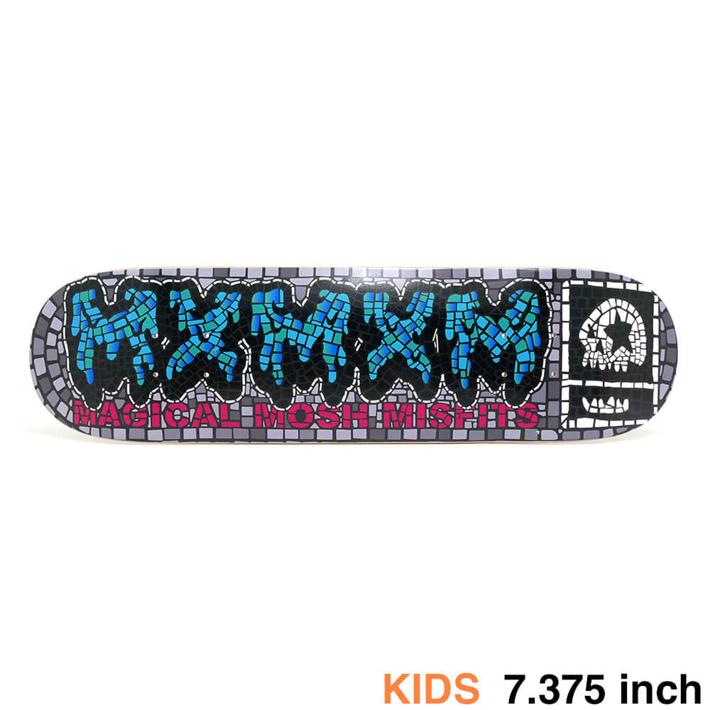 MAGICAL MOSH MISFITS DECK マジカルモッシュミスフィッツ デッキ（子供用） TEAM MXMXM MOSAIC KIDS BLUE 7.375 スケートボード スケボー 1