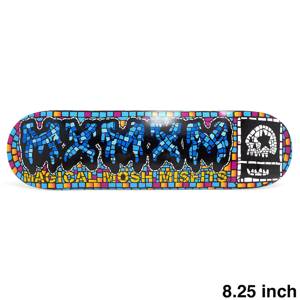 MAGICAL MOSH MISFITS DECK マジカルモッシュミスフィッツ デッキ TEAM MXMXM MOSAIC BLUE 8.25 スケートボード スケボー 1