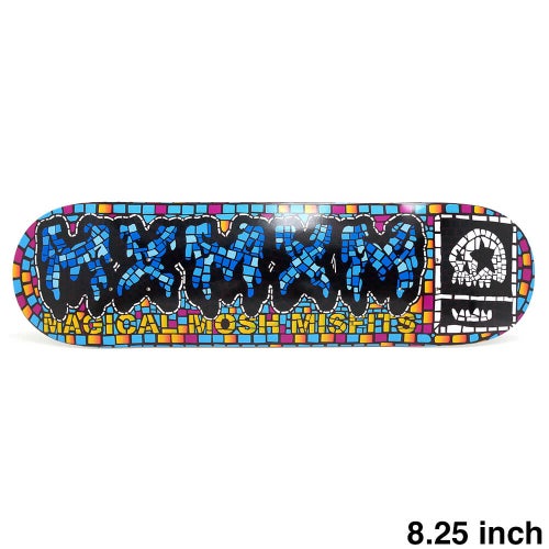 MAGICAL MOSH MISFITS DECK マジカルモッシュミスフィッツ デッキ TEAM MXMXM MOSAIC BLUE 8.25 スケートボード スケボー 1