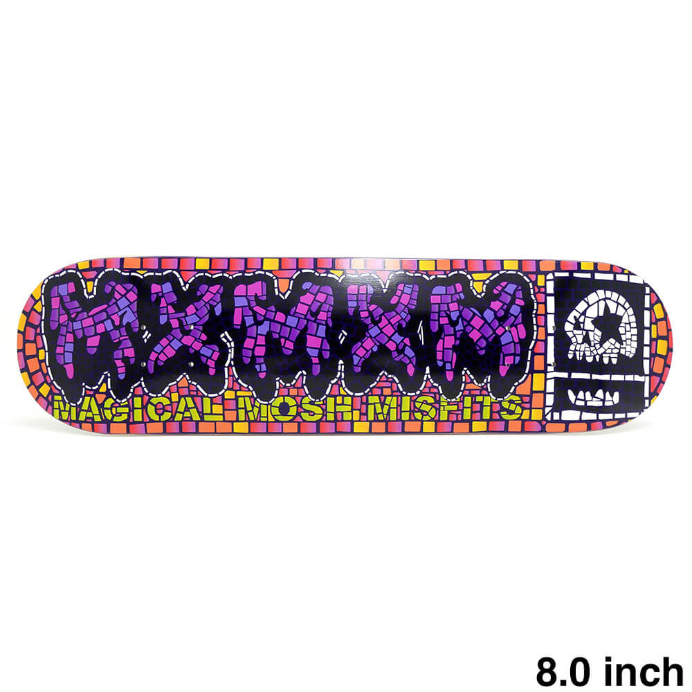 MAGICAL MOSH MISFITS DECK マジカルモッシュミスフィッツ デッキ TEAM MXMXM MOSAIC PURPLE 8.0 スケートボード スケボー 1