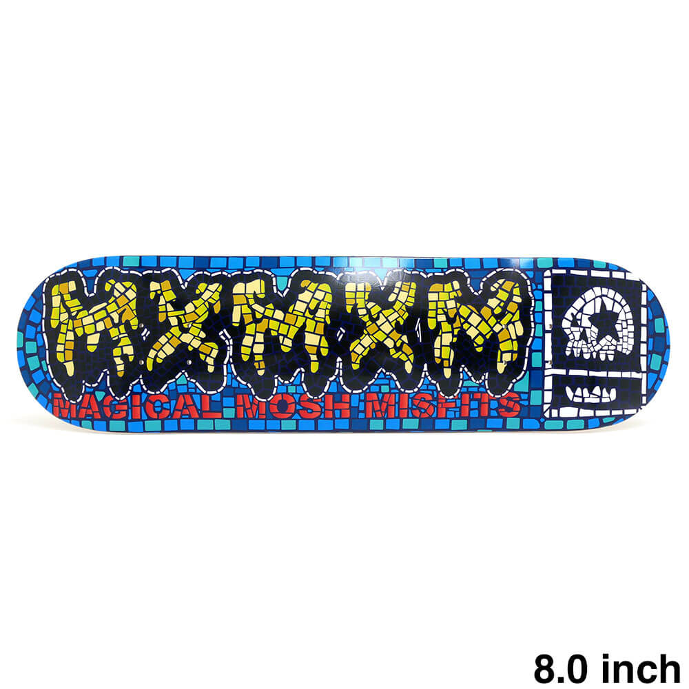 MAGICAL MOSH MISFITS DECK マジカルモッシュミスフィッツ デッキ TEAM MXMXM MOSAIC YELLOW 8.0 スケートボード スケボー 1