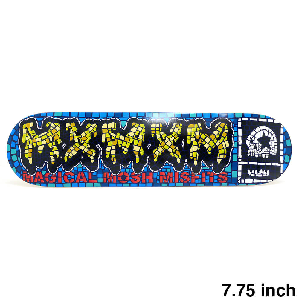 MAGICAL MOSH MISFITS DECK マジカルモッシュミスフィッツ デッキ TEAM MXMXM MOSAIC YELLOW 7.75 スケートボード スケボー 1