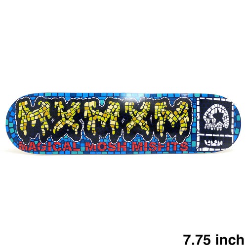 MAGICAL MOSH MISFITS DECK マジカルモッシュミスフィッツ デッキ TEAM MXMXM MOSAIC YELLOW 7.75 スケートボード スケボー 1