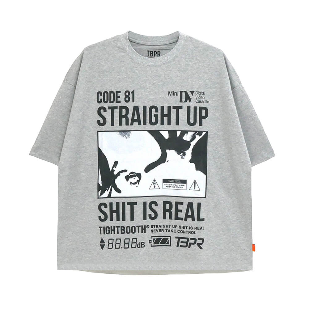 TIGHTBOOTH（TBPR）T-SHIRT タイトブース Tシャツ VISIBLE HUMAN GREY スケートボード スケボー