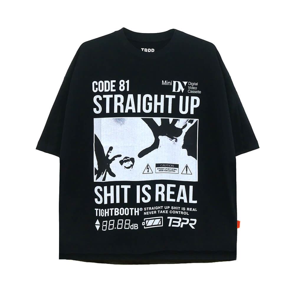 TIGHTBOOTH（TBPR）T-SHIRT タイトブース Tシャツ VISIBLE HUMAN BLACK スケートボード スケボー