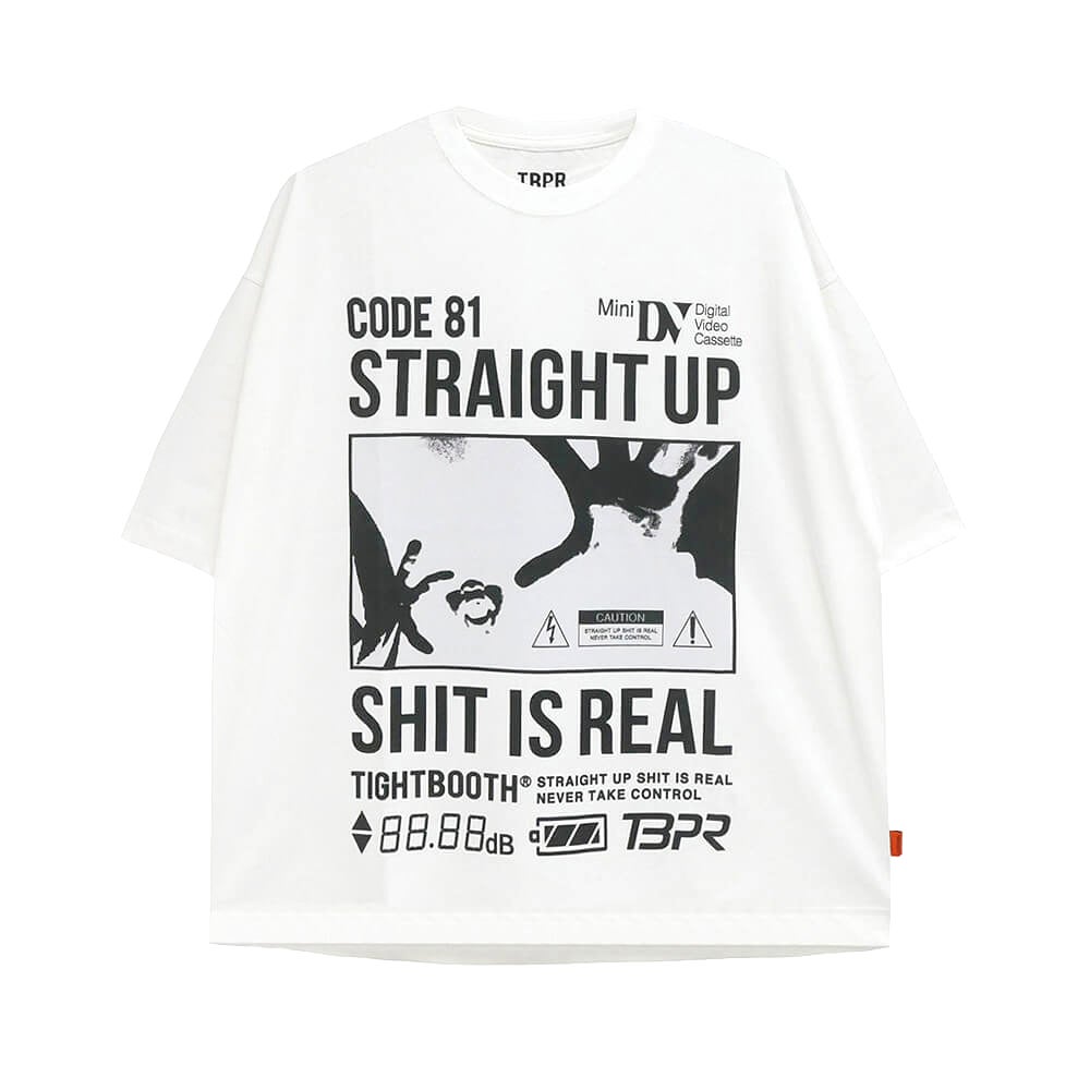TIGHTBOOTH（TBPR）T-SHIRT タイトブース Tシャツ VISIBLE HUMAN WHITE スケートボード スケボー