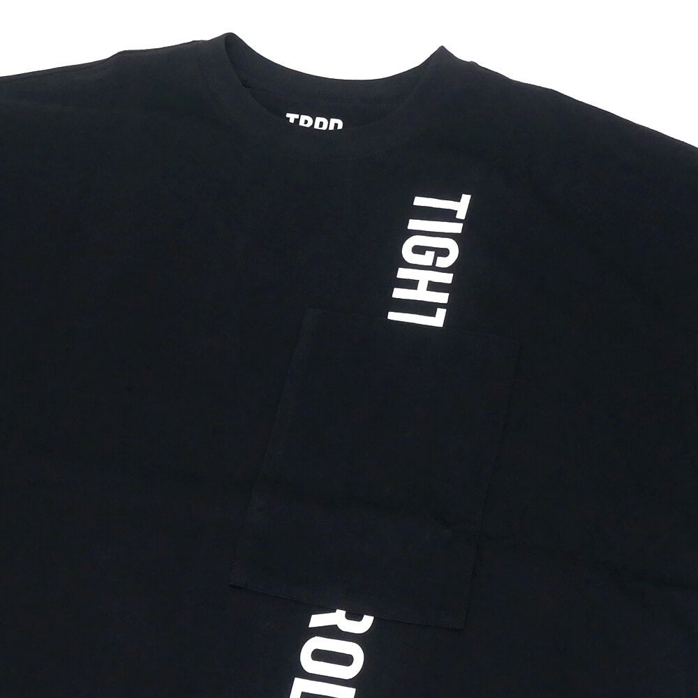 TIGHTBOOTH（TBPR）T-SHIRT タイトブース Tシャツ STRAIGHT UP BLACK スケートボード スケボー 02