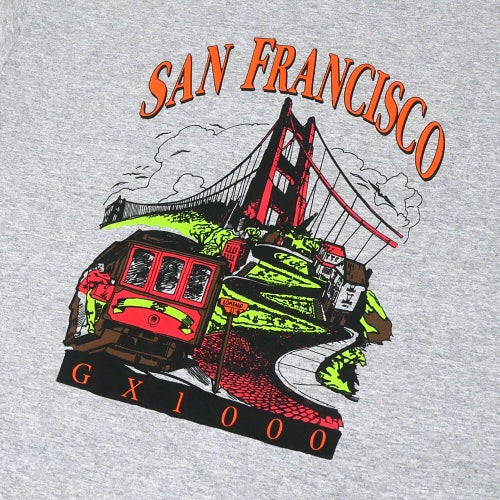GX1000 T-SHIRT ジーエックス1000 Tシャツ TOURIST GREY スケートボード スケボー 01