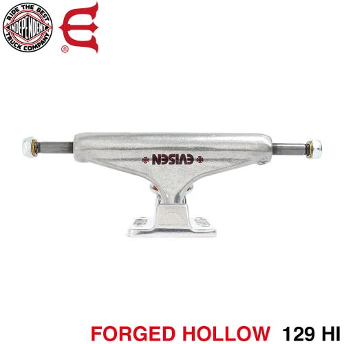 （セール） INDEPENDENT TRUCK インディペンデント トラック STAGE 11 FORGED HOLLOW EVISEN 129 HI（STANDARD） シルバー  スケートボード スケボー 1