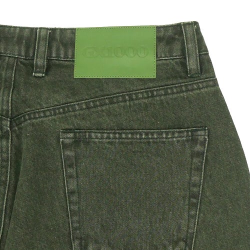 GX1000 PANTS ジーエックス1000 パンツ ジーンズ BAGGY DARK GREEN スケートボード スケボー 04