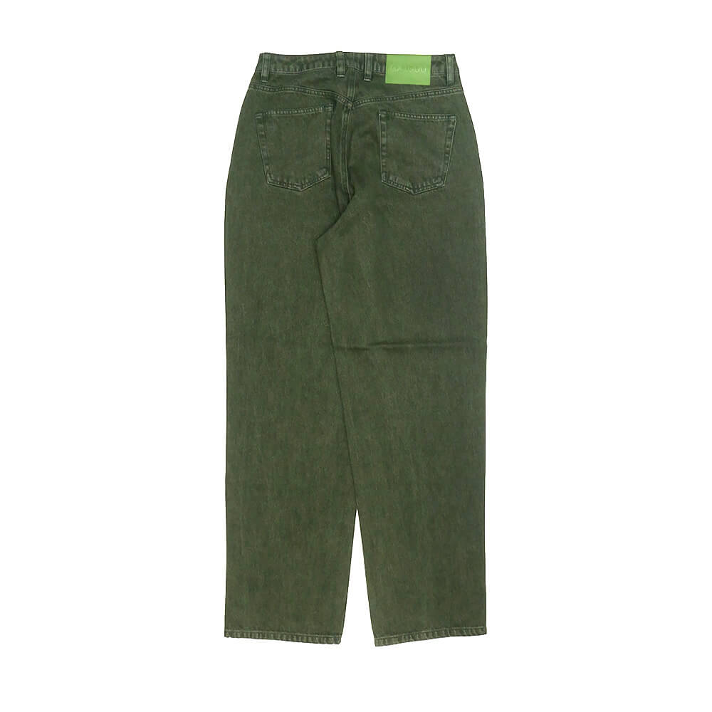 GX1000 PANTS ジーエックス1000 パンツ ジーンズ BAGGY DARK GREEN スケートボード スケボー 06