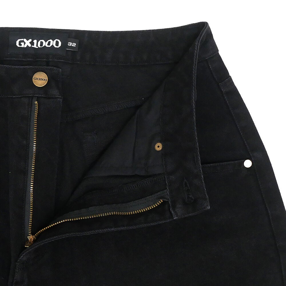 GX1000 PANTS ジーエックス1000 パンツ ジーンズ BAGGY BLACK スケートボード スケボー 03
